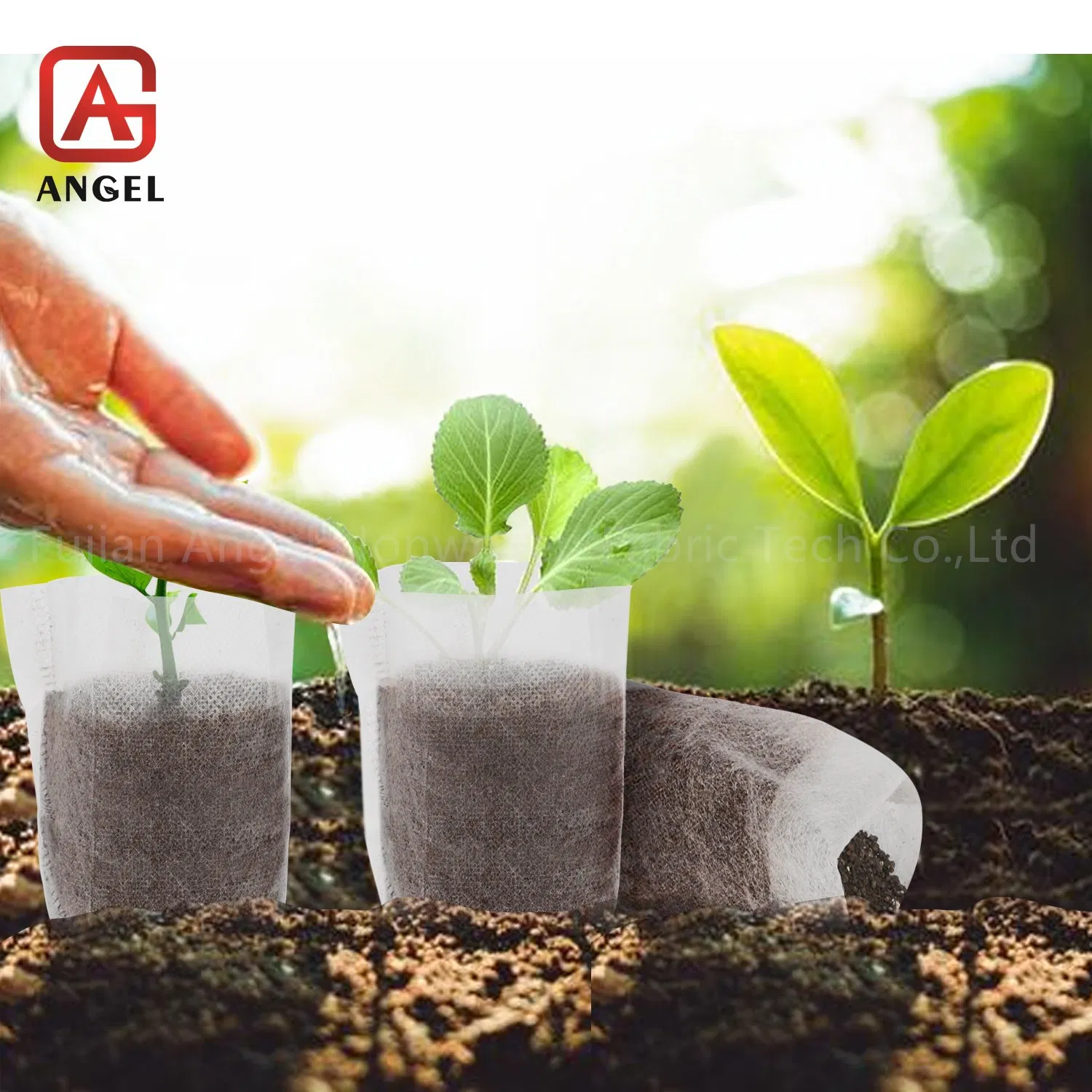 Hot Sale Eco Friendly Biodegradable Non Woven Nursery Bag for Plant