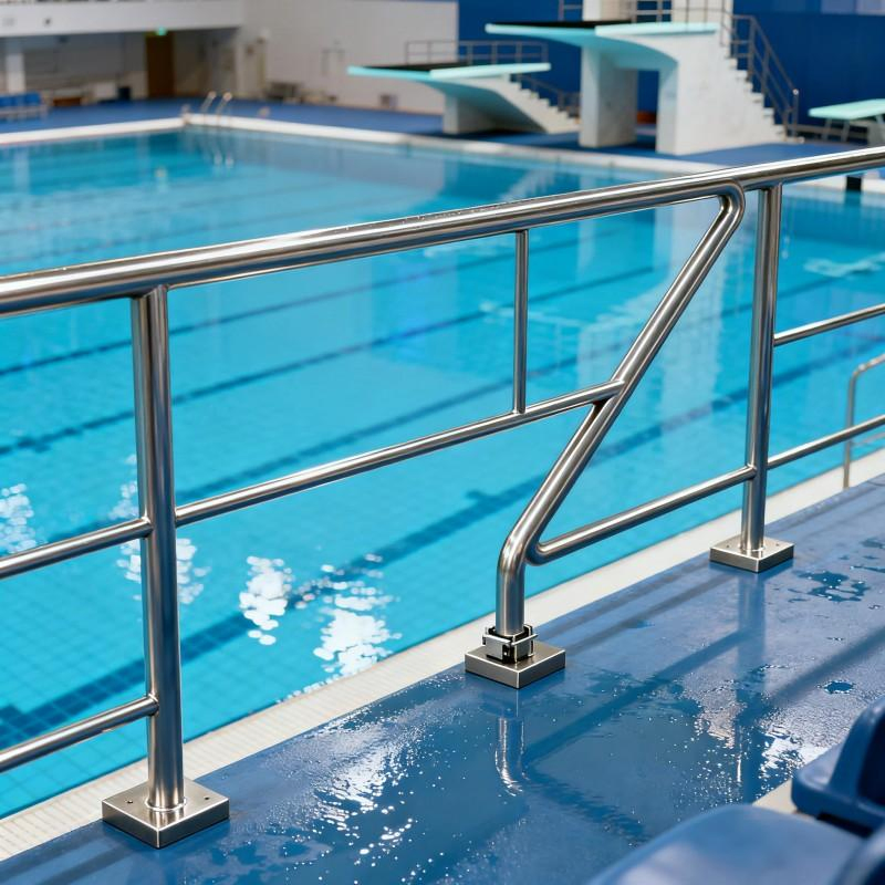 Anti Slip Stainless Steel Fence Railing Indoor Staircase Safety Bar