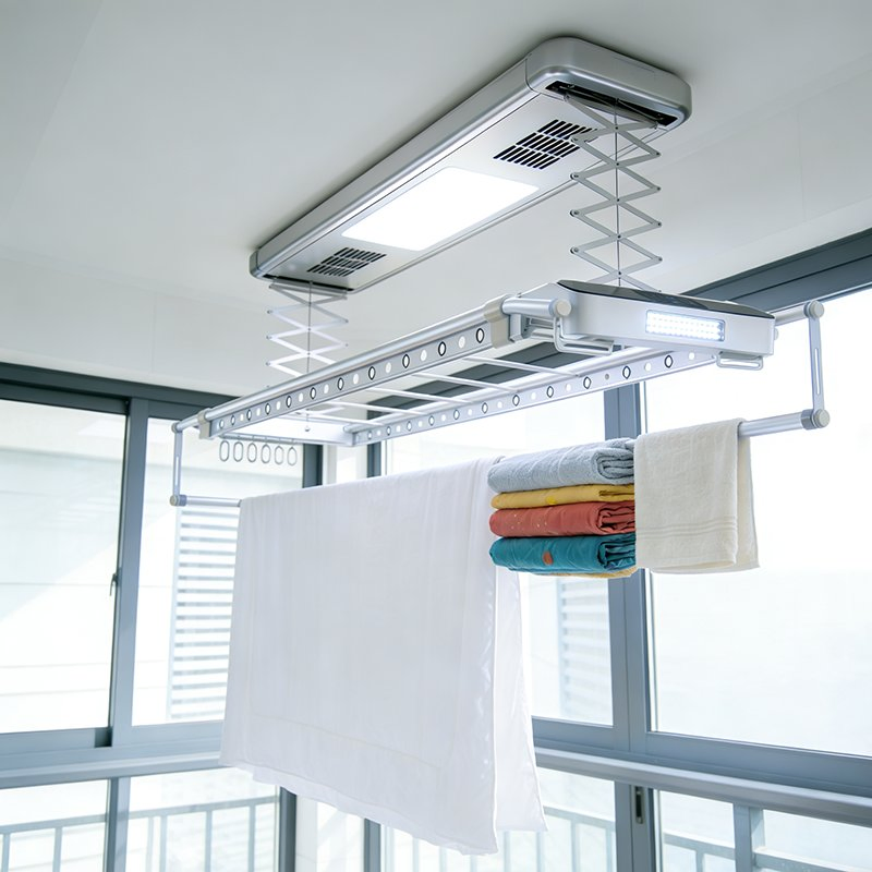 Smart Clothes Drying Rack Fully Automatic Elevating and Extending Smart Drying Rack