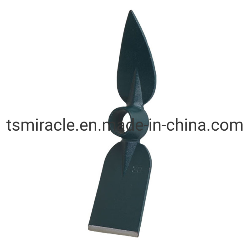 Mini Digging Weeding Grass Gardening Double Head Fork Digging Hoe Hand Tool Multipurpose Sturdy Garden Fork Hoe