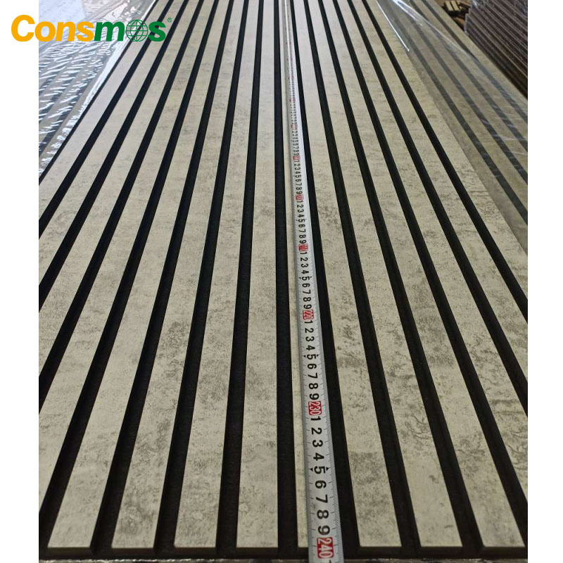 Natural Oak Acoustics Panel Wooden Slat Wall Panel Acoustic Panel for Interior Decoration