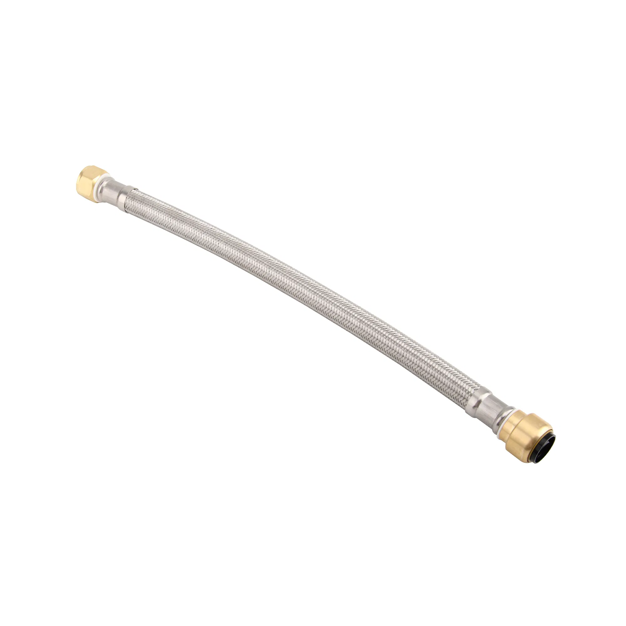 3/4'' Push-Fit X 3/4'' Fip Braided Stainless Steel Repair Hose