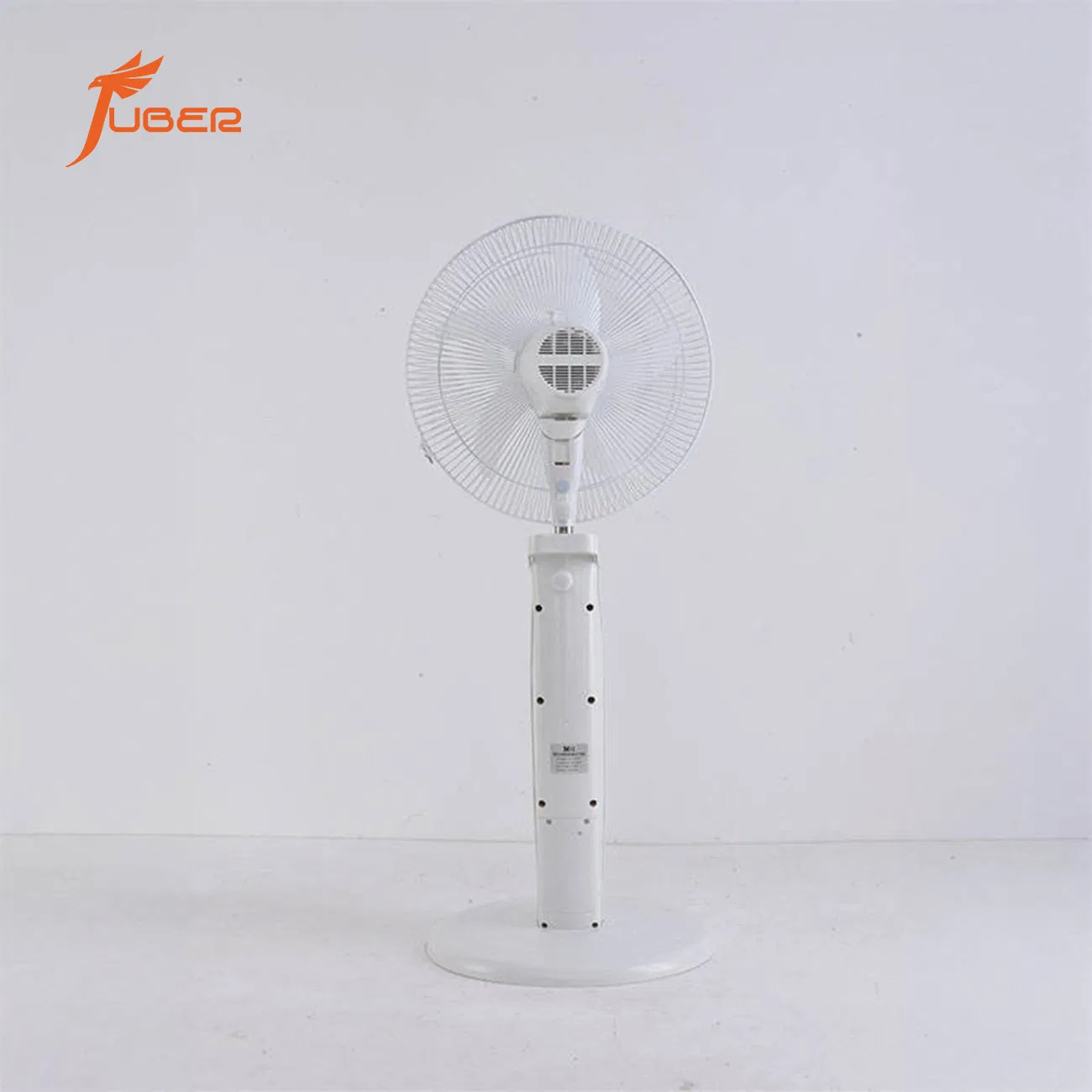 Напольный вентилятор с солнечной панелью и светом