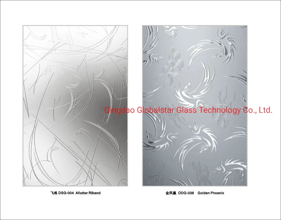 3mm, 4mm, 5mm, 6mm, 8mm, 10mm Frosted Glass