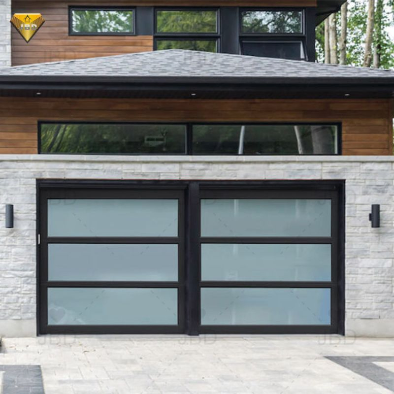 Affordable Heat Insulation Aluminum and Glass Garage Door From China