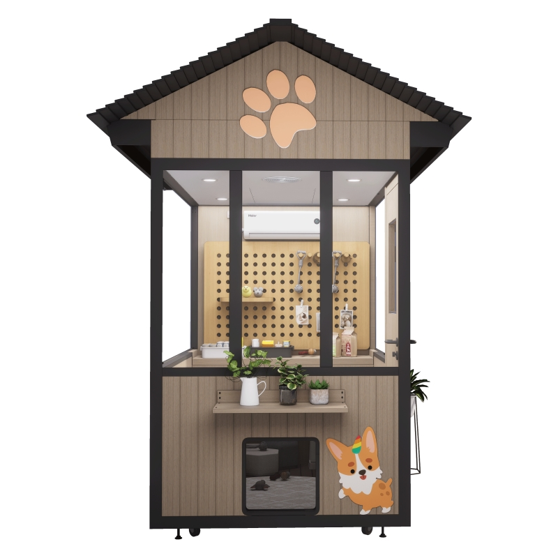 Modern Sustainable Cabin for Eco Tourism with Aluminum Alloy Shell and Fresh Air Ventilation