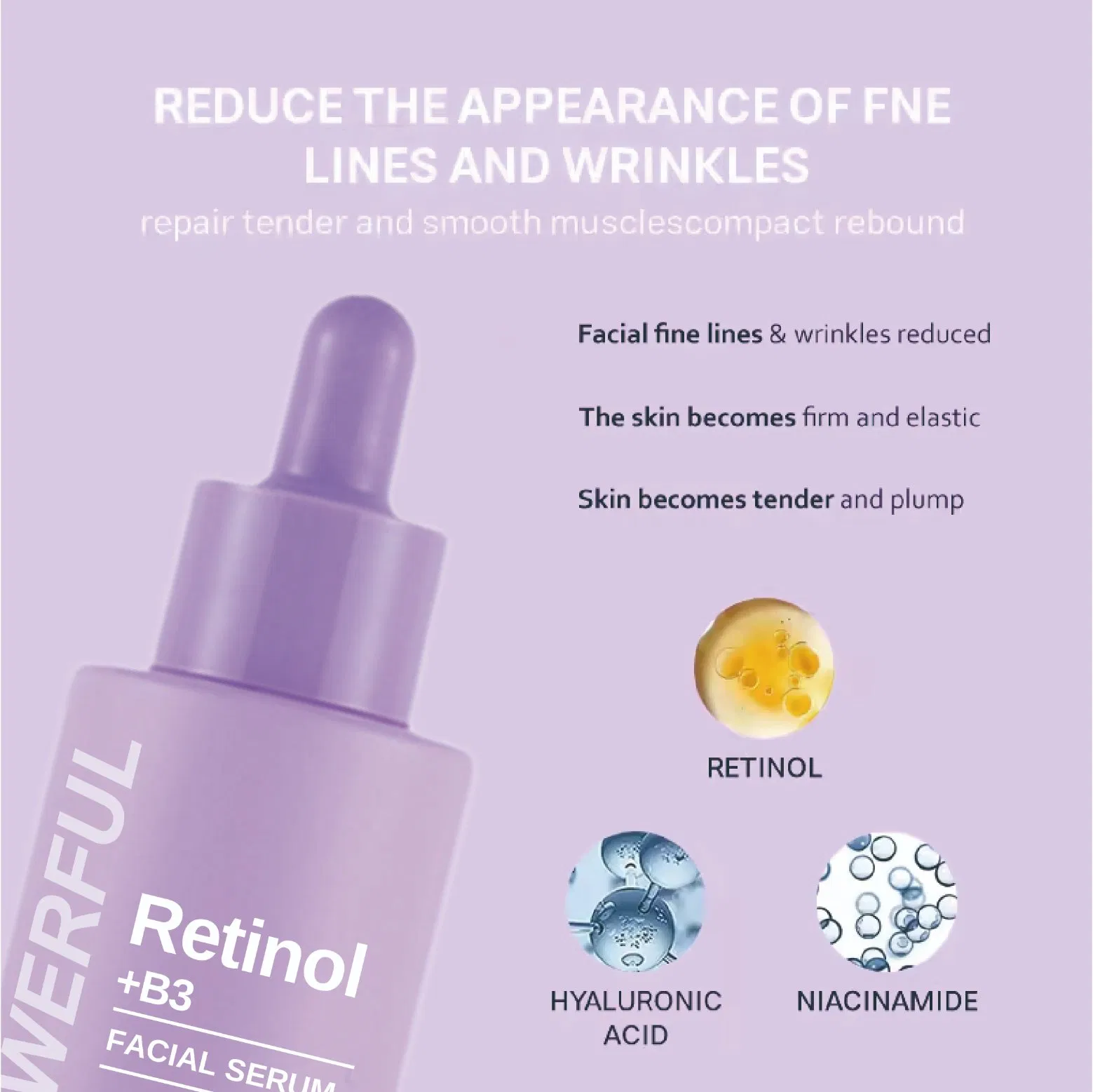 Beauty Skin Care Nourish Facial Vitamin Hydrating Serum Dry Skin Moisturizing Cosmetics