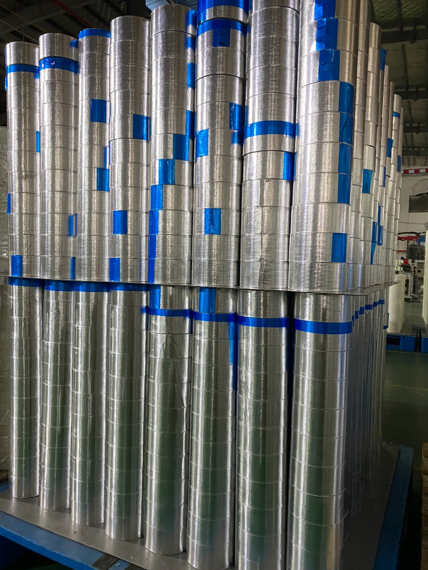 Aluminum Foil Coated Insulation Aluminum Foil Fiberglass Cloth Flame Retardant