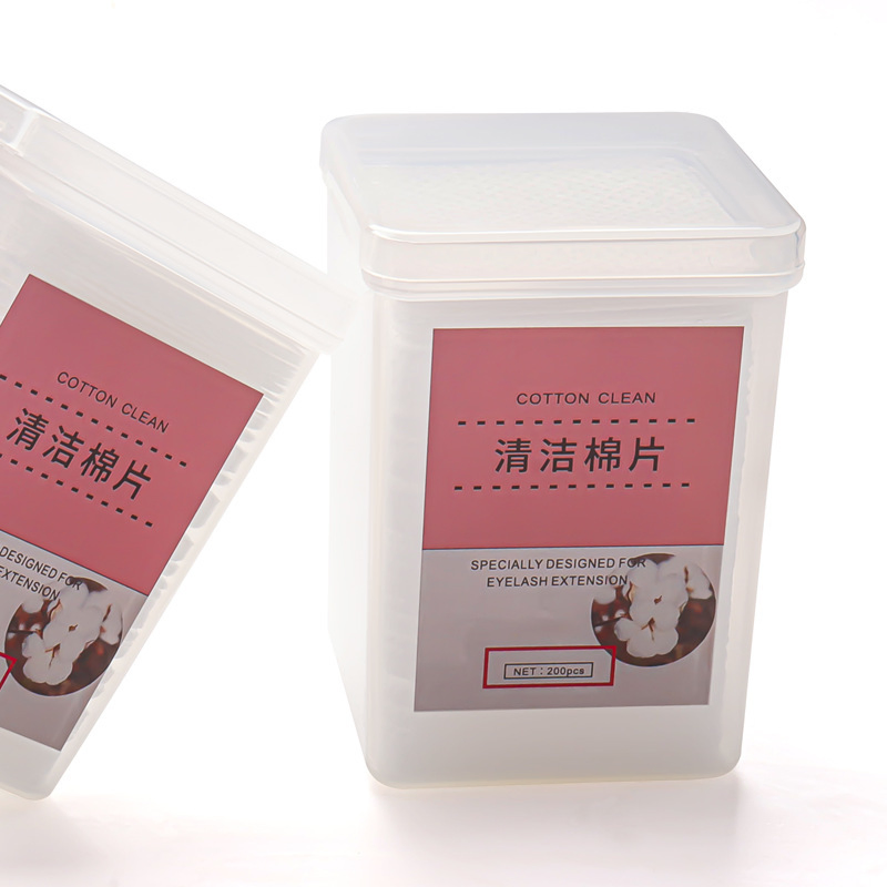 Cross-Border Spot Wholesale Eyelash Extensions Glue Bottle Nail Removal Cleaning Cotton Pads