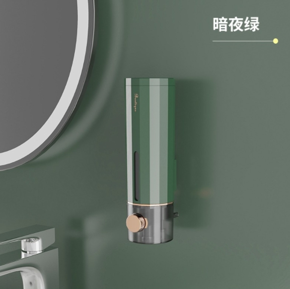 Wall-Mounted Luxury Bathroom Press Soap Dispenser for Clutter-Free Bathrooms