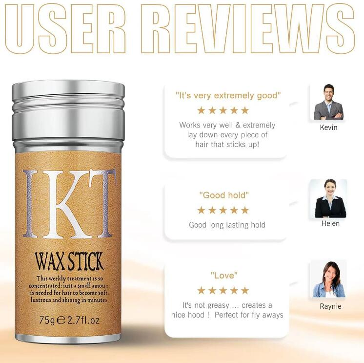 Custom Logo Pomade Lasting Nourishing Easy-Carrying Hair Style Control Hair Wax Stick