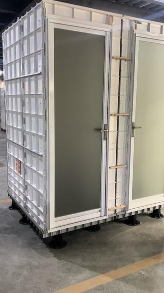 1.4*2.2*2.2m Hotel-Specific FRP SMC Compression Molded Customized Modern Prefabricated Integrated Bathroom