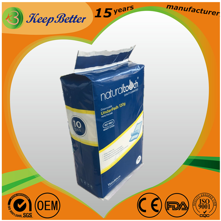 Disposable Incontinence Bed Pads Manufacturer Made in China