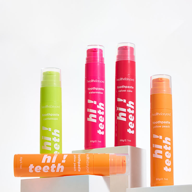 Free Samples Top Selling 6og Personanl Home Use Fruit Teeth Whitening Toothpaste