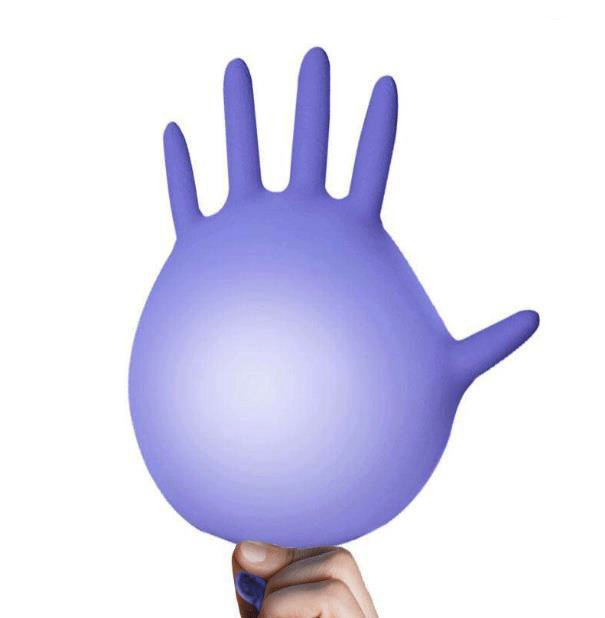 Special Price High Quality Comfortable Disposable Powder Free Pure 1oo% Purple Nitrile Gloves
