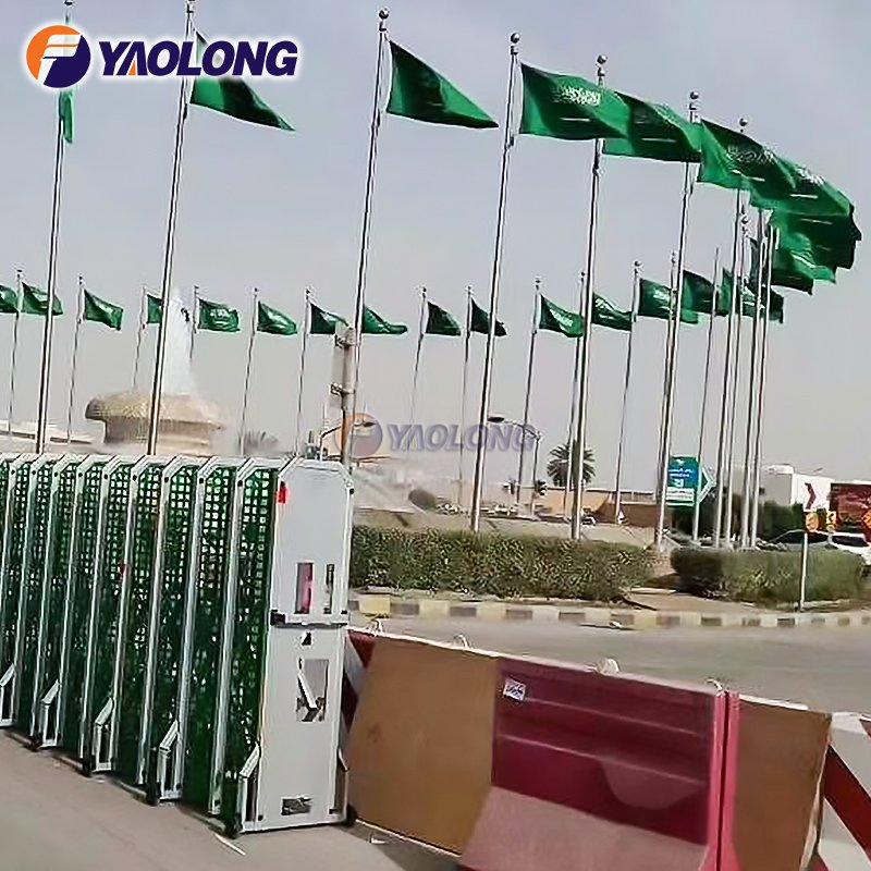 3-18m 304 316 Stainless Steel Outdoor Rust Proof Flag Pole Aluminum Alloy Commercial Flagpole