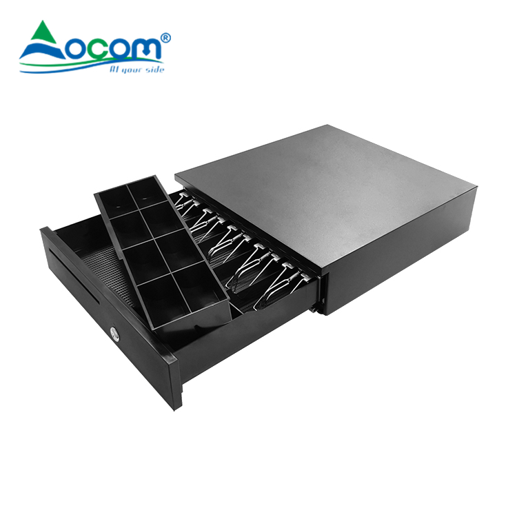 Ecd-420X, Ocom Heavy-Duty Cash Drawer with 3-Point Lock & Check Slot