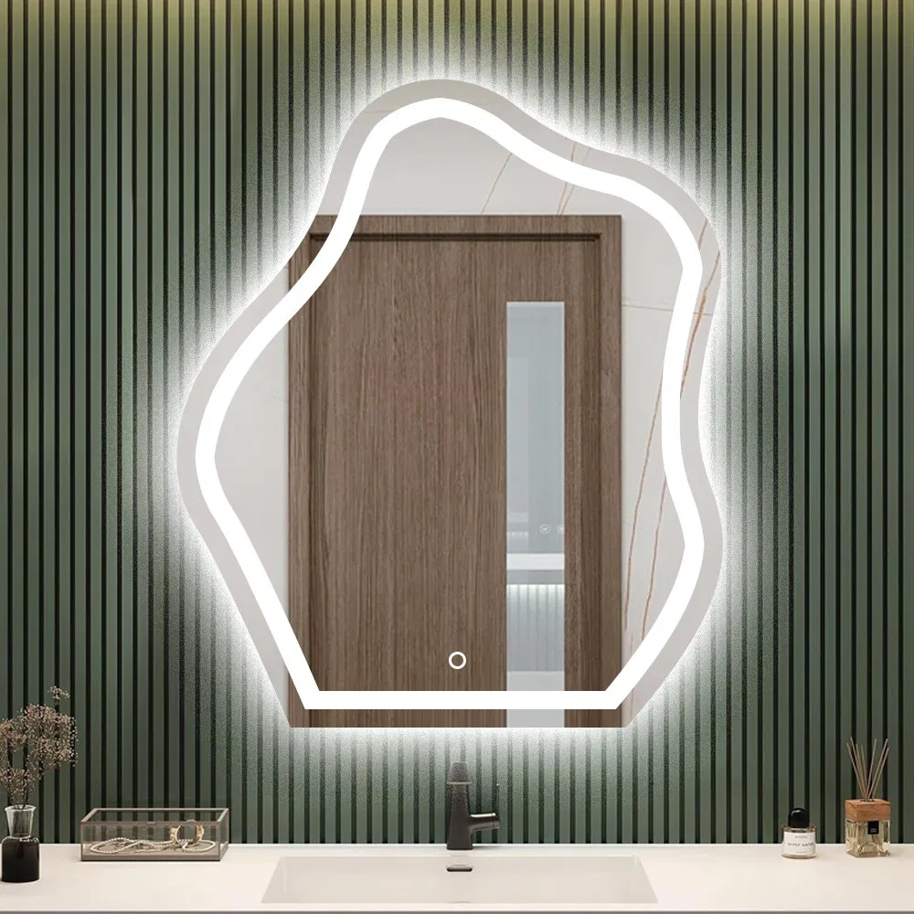 Cute Style Cloud Shape LED Lighting Bathroom Bedroom Makeup Mirror