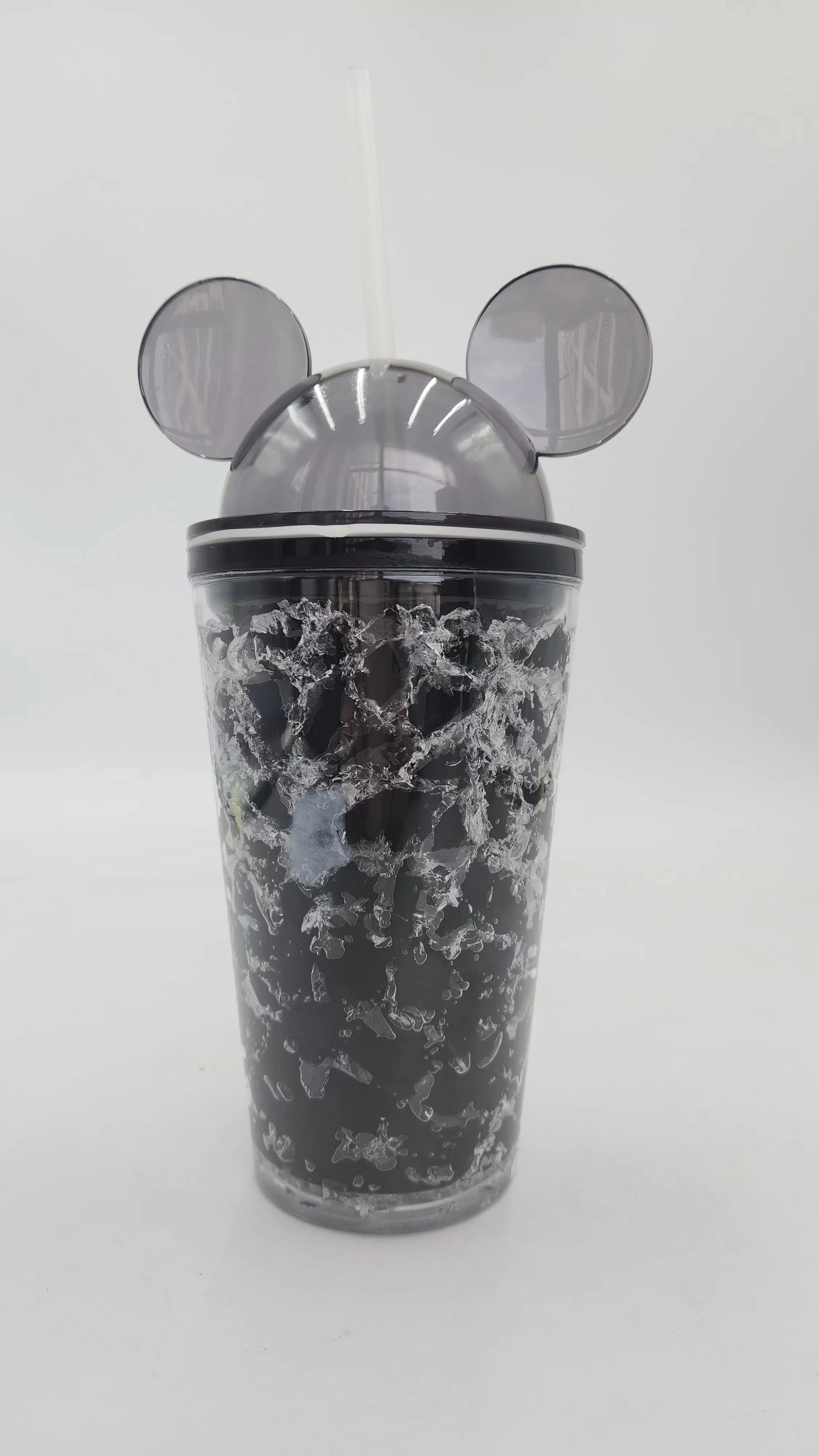 Customized Double Wall Cup with Micky Mouse Shape Lid