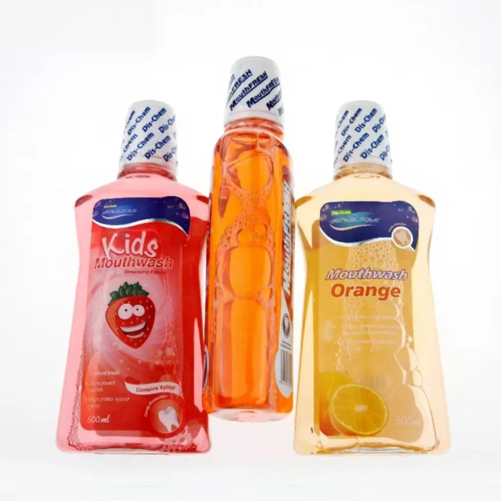 Portable Kids Mouthwash with Fruit Flavor Teeth Whitening & Oral Cleaning Effectively Reduces Dental Plaque