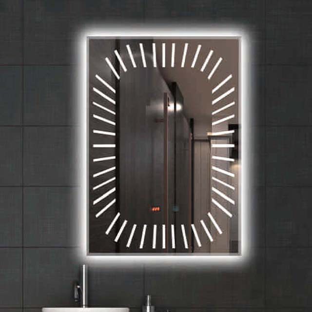 Wholesale Factory Custom Size Rectangle Anti Fog Bathroom Furniture LED Smart Mirrors