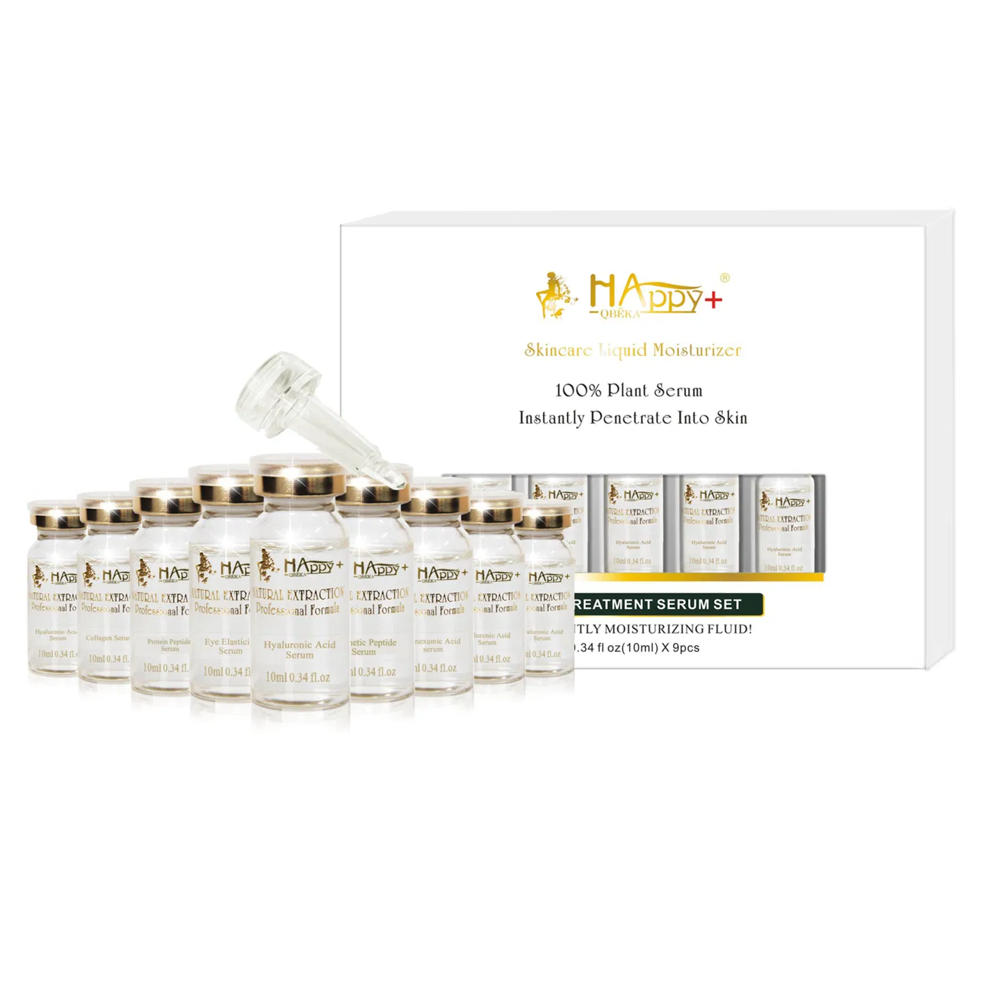 Best Qbeka Eye Serum Set Sudden Change Eye Serum for Wrinkles Skincare Kits