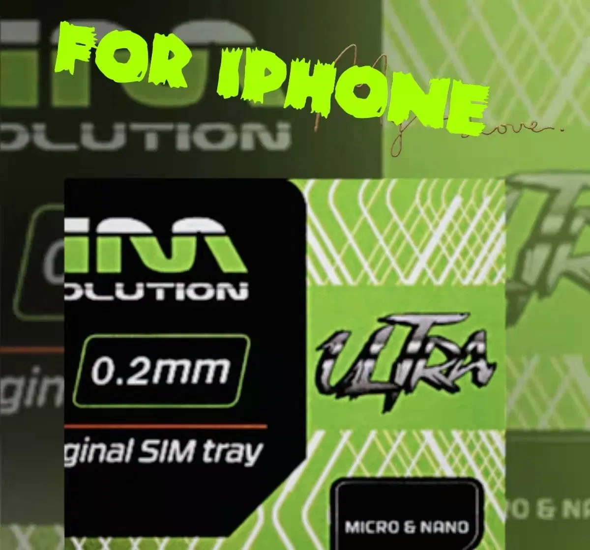 Адаптер X-SIM 0.2mm для разблокировки iPhone