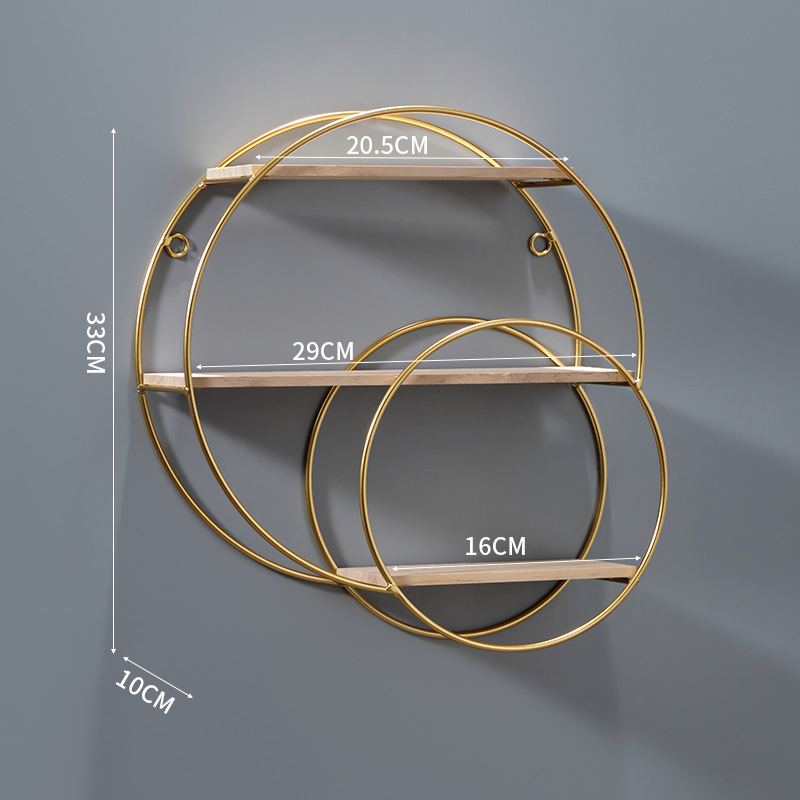 Nordic-Style Creative Restaurant Wall Decoration Shelf