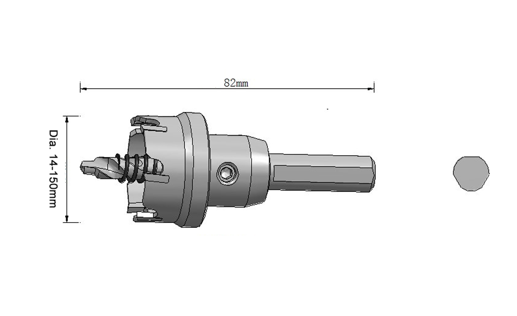 Chtools Sheet Metal Carbide Tipped Tct Hole Saw Bits