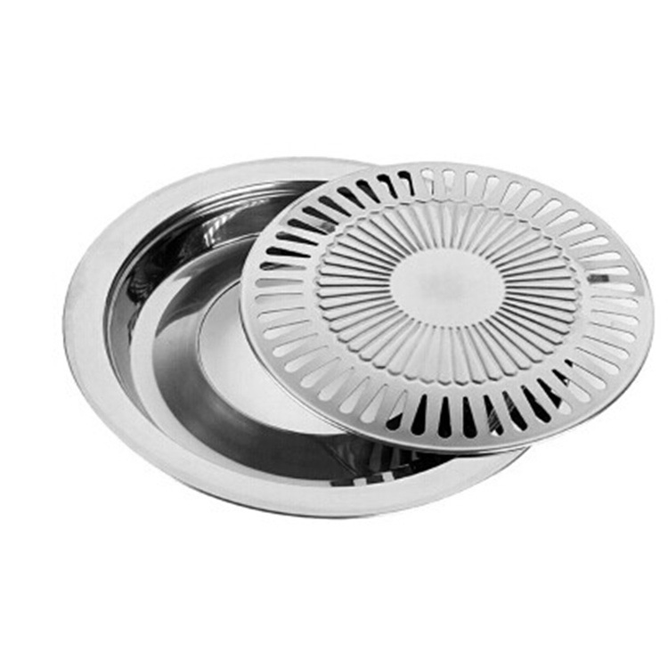 Stainless Steel Korean BBQ Grill Non-Stick