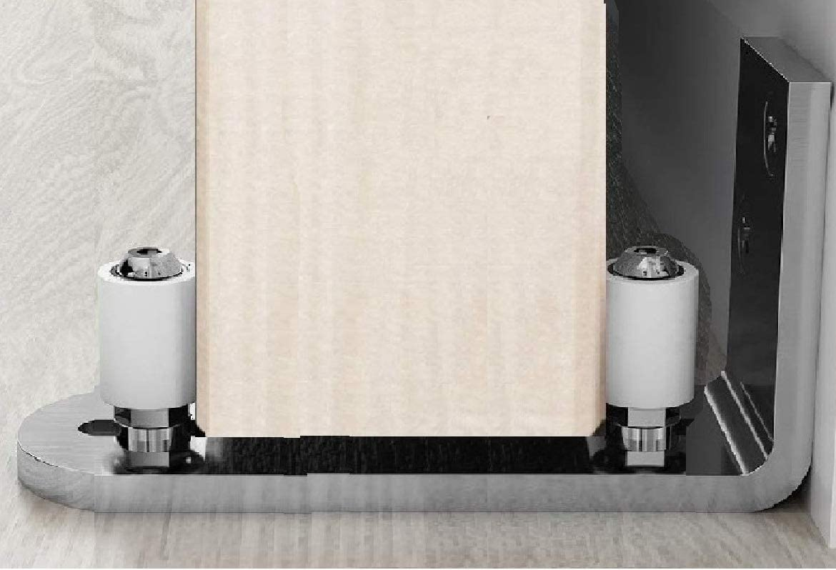 Sliding Barn Doors Chrome Plated Floor Guide