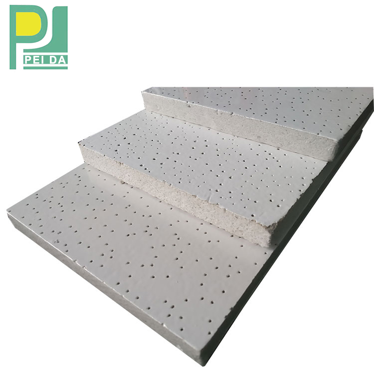 Suspended Mineral Fiber Ceiling Board Fine Fissued