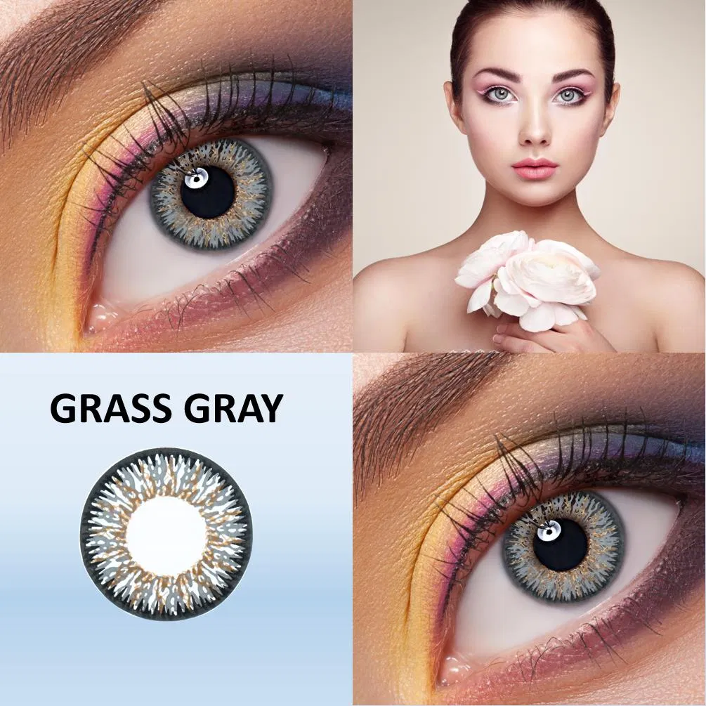 14.2mm Natural Color Contact Lens Single Color Contact Lens Yearly Disposable Eye Contacts