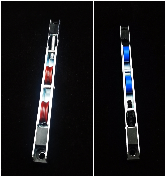 Nisen Double Groove Roller for Sliding Door