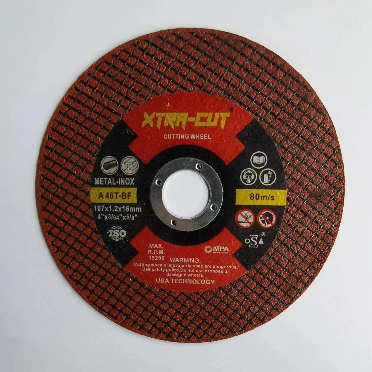 4" 107mm Cutting Disc for Metal and Stainless Steel