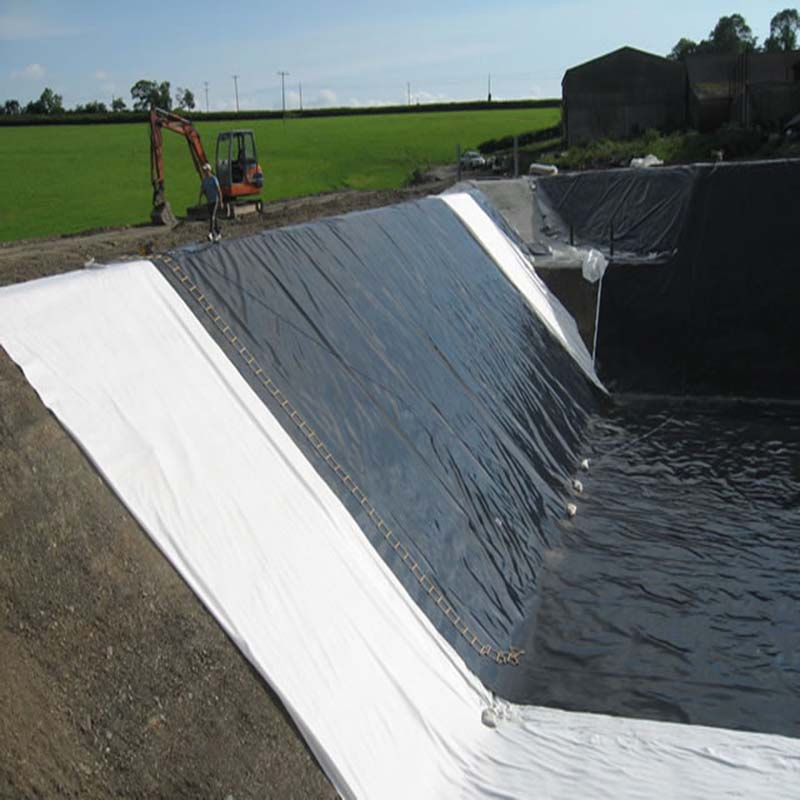 Singapore 500 Micron HDPE LLDPE Pond Liner for Fish Ponds Shrimp Farms