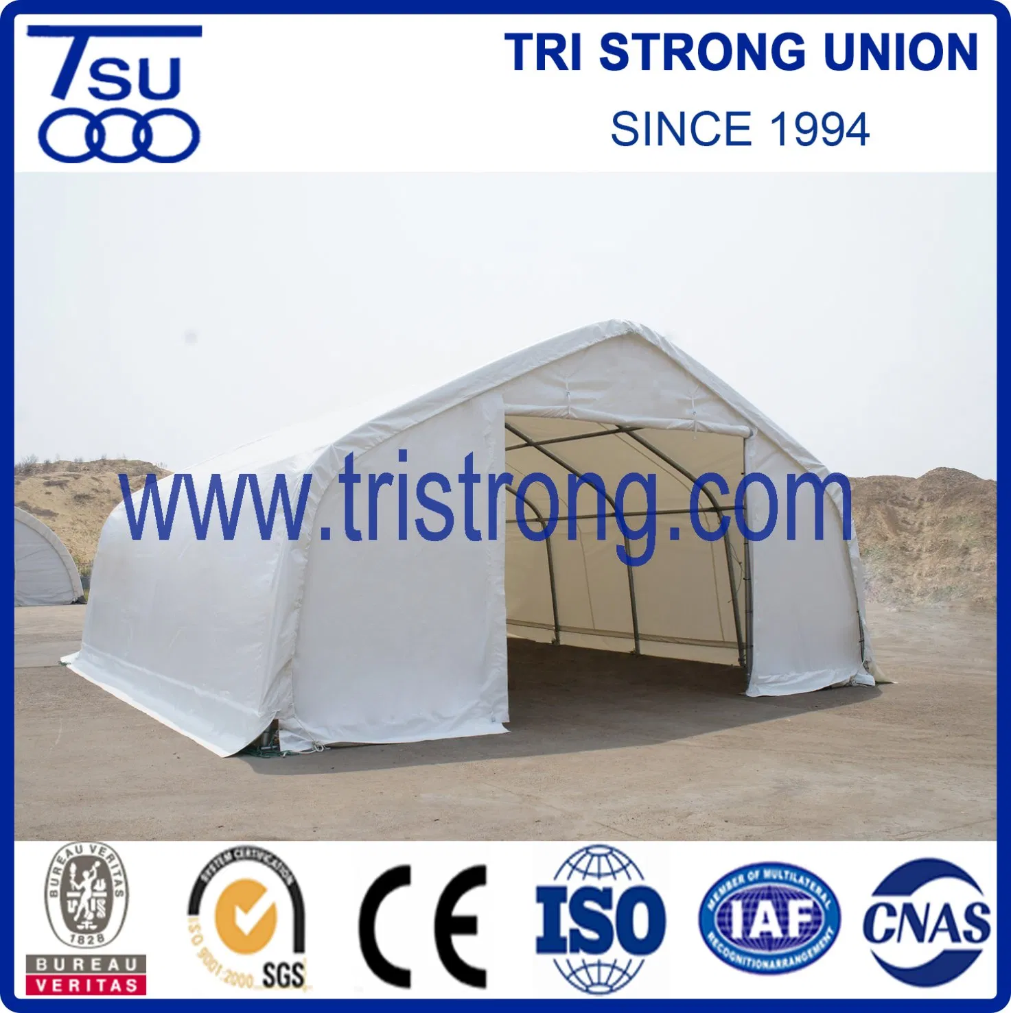 Large Portable Industrial Prefabricated Warehouse with PE/PVC Cover (TSU-2630/TSU-2652/TSU-2682)