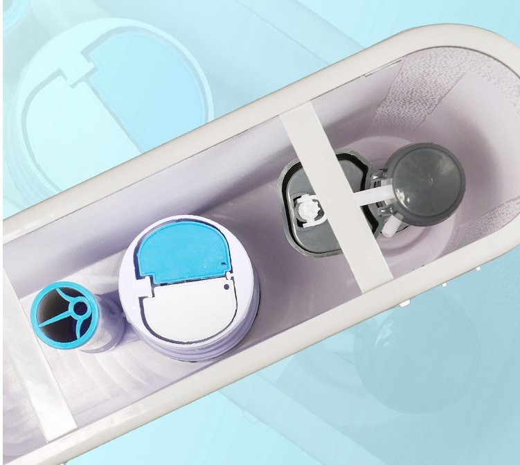 Fluor Durable Wall Hung Dual Flush Toilet Tank Plastic Cistern