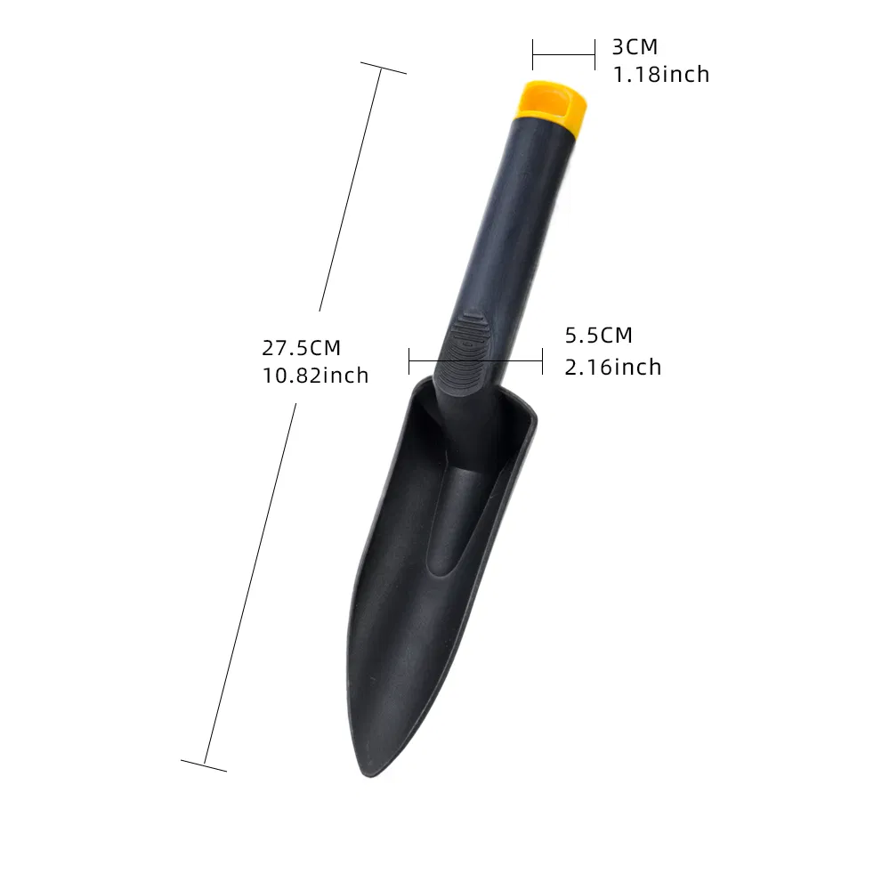 Plastic Mini Garden Transplanter Lightweight Soil Shovel Non-Slip Handle Digging Tool
