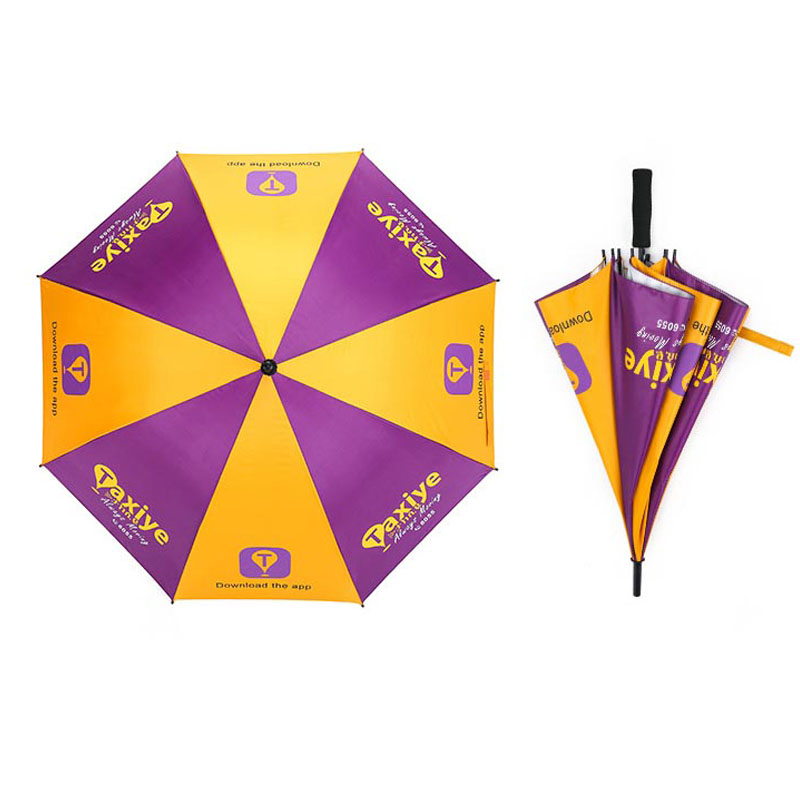 Promotional Gift Manual Open Golf Umbrella in Golf Equipment Advertising Promotional Sun Outdoor Umbrella Parasol Golf Umbrella