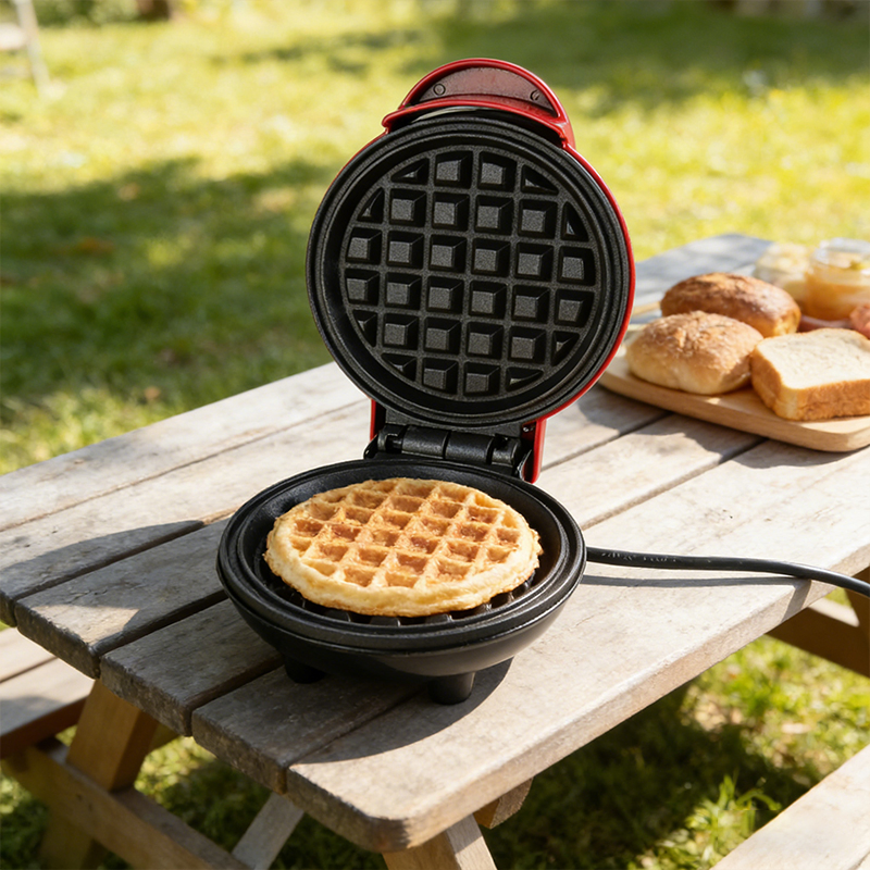 Compact Sandwich Waffle Maker for Small Kitchens and Quick Meals