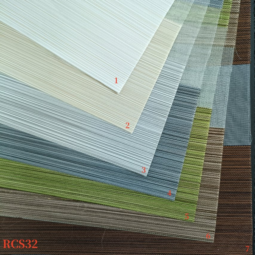 Zebra Roller Blind Combi Shade Plain Fabric Zebra Roller Shade