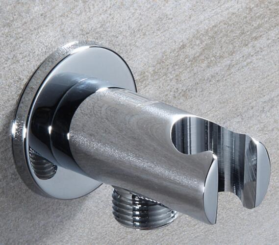Round Brass Hand Shower Holder Chromed
