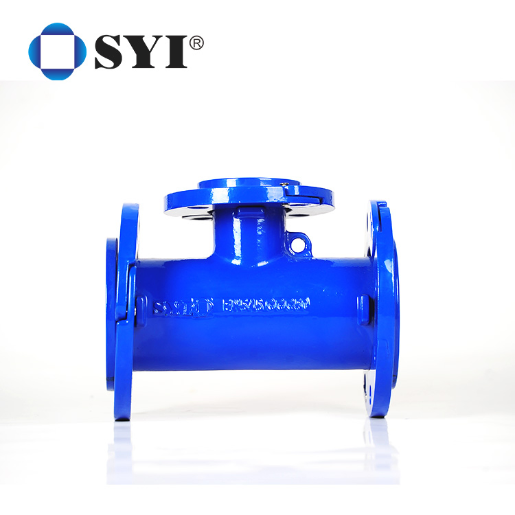 Ductile Iron Loosing Epoxy Powder Coating Flanged Pipe Fittings