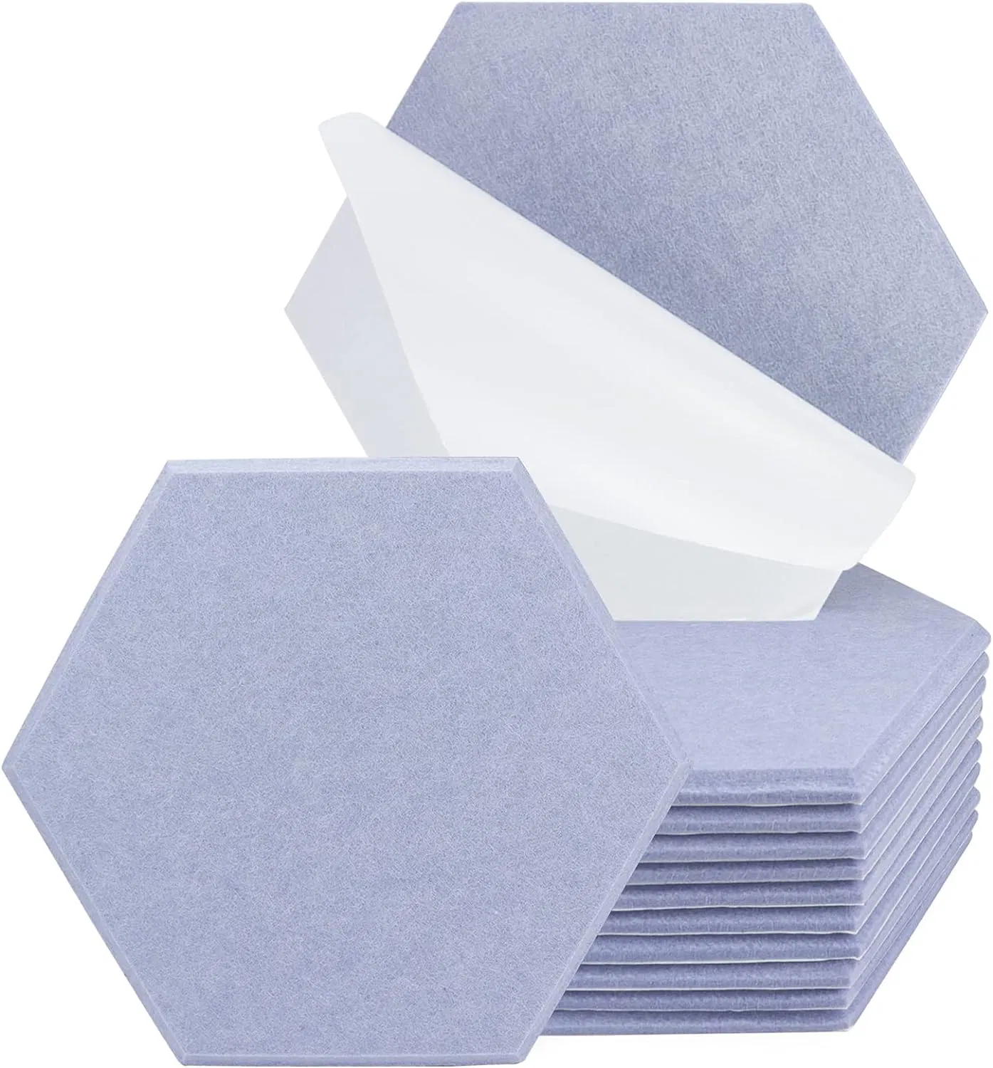 Adhesive Polyester Fiber Sheet Acoustic Panel Baffle Wall Tiles