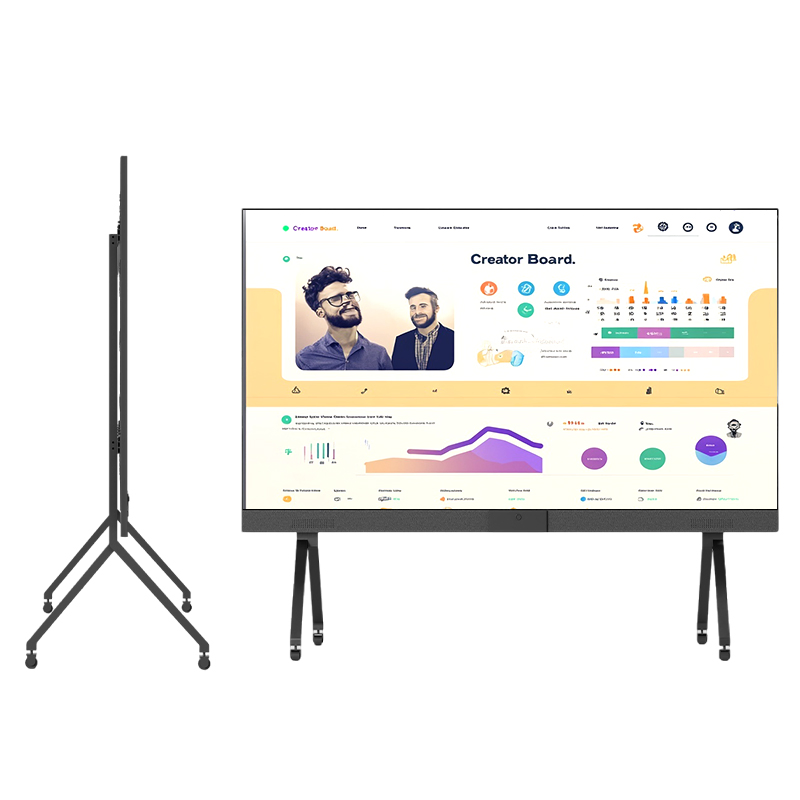 136 Inch LED Video Conference Machine, Interactive Touch Display for Teaching, Presentation & Command Center