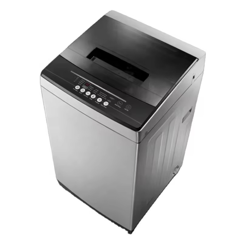 8kg Automatic Wave-Wheel Single Cylinder Stainless Steel Laundry Dehydrating Washing Machine