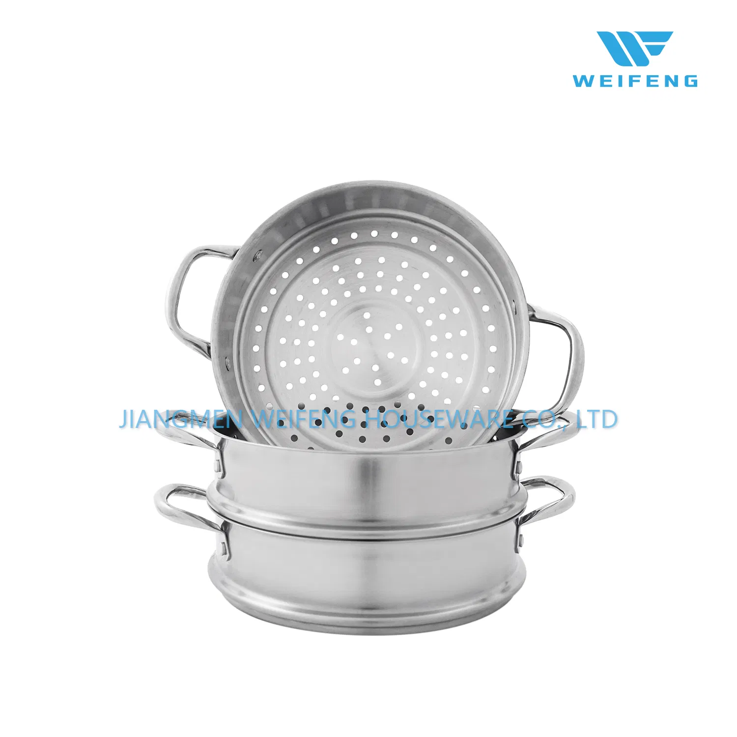 5PCS Couscous Pot Stainless Steel Cookware Set with Three Steamers