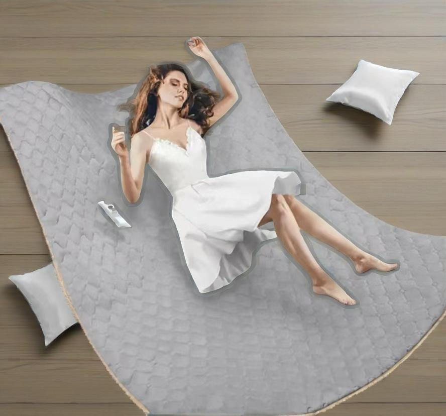 1688 Premium Winter Electric Blanket with Adjustable Thermostat for Ultimate Comfort, Full Size