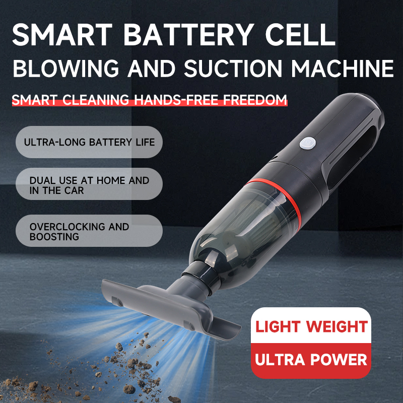 Straight Brushless Motor Cordless 4500PA Portable Handheld Blower Car Vacuum Cleaner